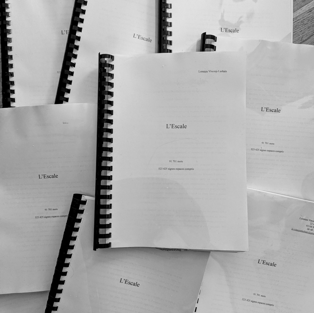 L'Escale, photo du manuscrit